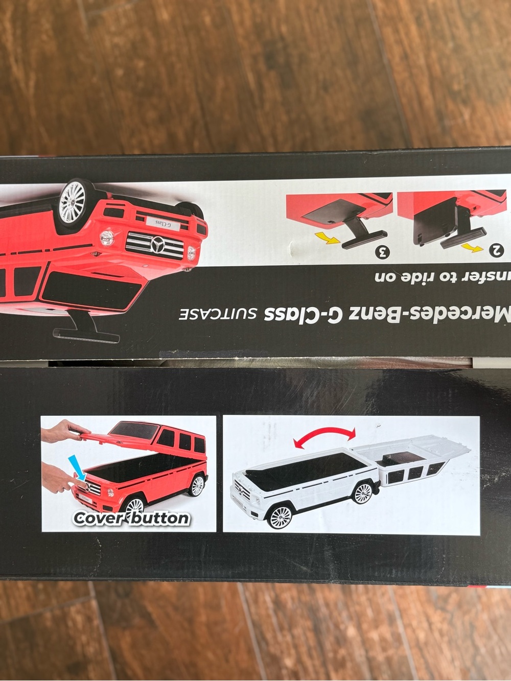Mercedes-Benz G-Class Red Ride-On Suitcase - Picture 8 of 8